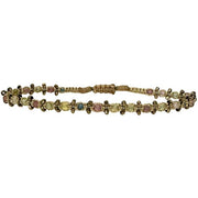 Pulsera Spark Hecha a Mano Con Piedras Semipreciosas De Turmalina Sandía