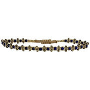 Pulsera Spark Hecha a Mano con Piedras Semipreciosas de Lapislázuli
