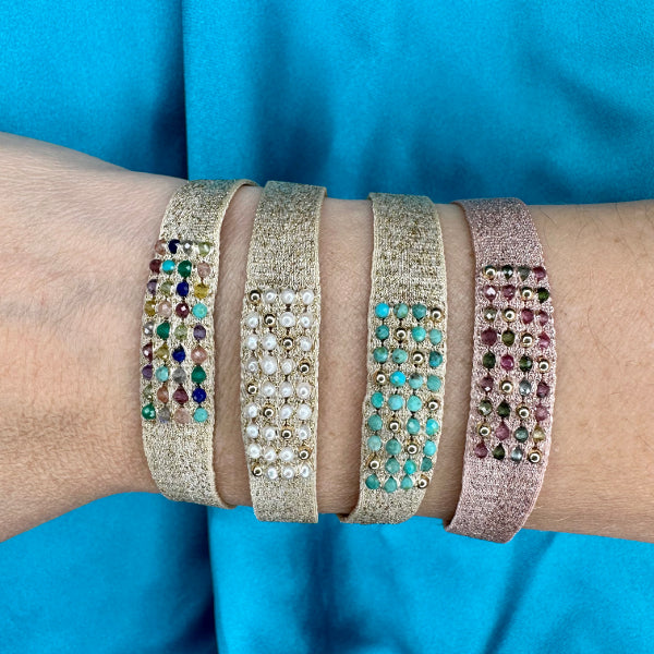 Pulsera Rosario Colorida Hecha a Mano