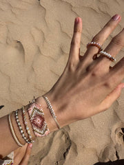 Pulsera Spark Hecha a Mano con Perlas De Agua Dulce