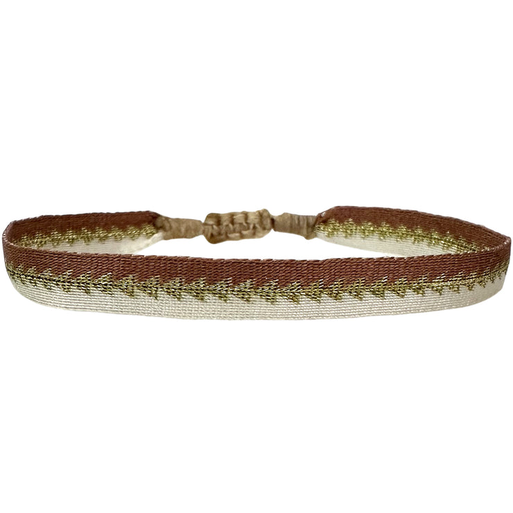 Pulsera Básica Hecha a Mano en Tonos Neutros