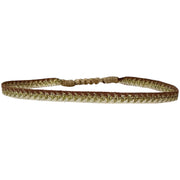 Pulsera Básica Hecha a Mano en Tonos Dorados