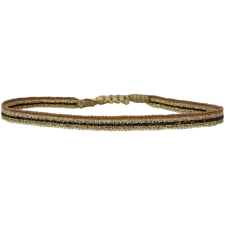 Pulsera Básica Hecha a Mano en Tonos Neutros