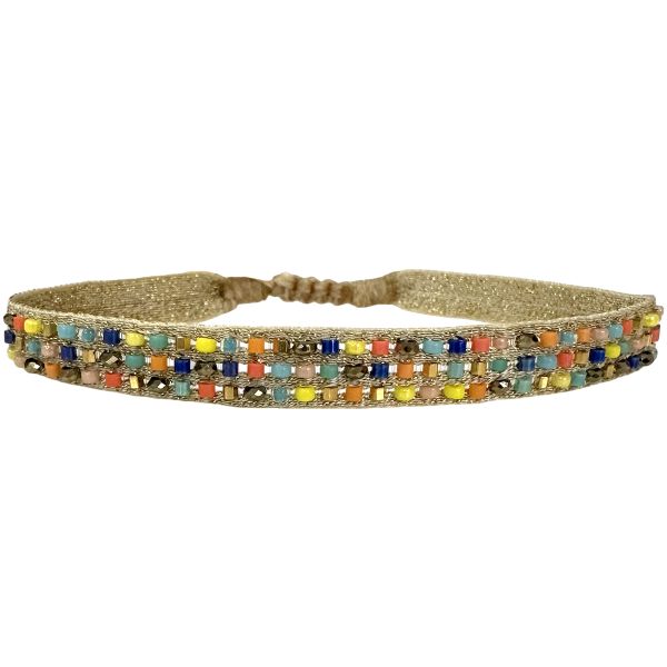 Pulsera Aurum Hecha a Mano en Tonos Coloridos