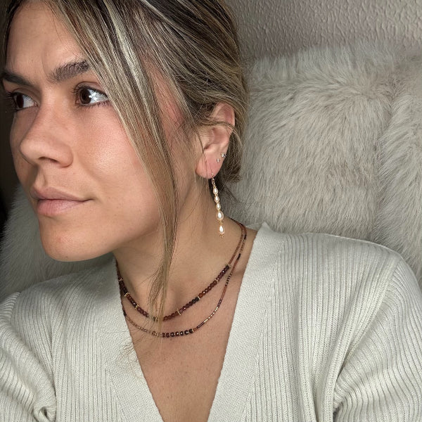 Pendientes de Perlas y Oro