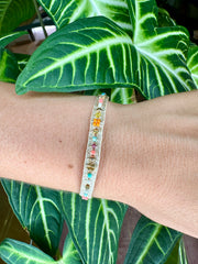 Pulsera Mixi Colorida y Dorada Hecha a Mano