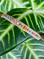Pulsera Mixi Colorida y Dorada Hecha a Mano