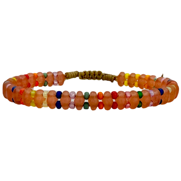Pulsera de Cuentas Coloridas Hecha a Mano para Niños