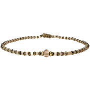 Pulsera De Lujo Hecha a Mano Con Una Piedra de Zafiro Tundra