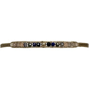 Pulsera Frida Hecha a Mano con Piedras Semipreciosas Entrelazadas y Cuentas Rellenas de Oro