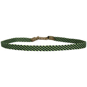 Pulsera Básica Para Niños Hecha a Mano en Negro y Verde Neón