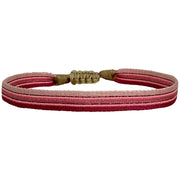 Pulsera Básica Infantil Hecha a Mano en Tonos Rosas