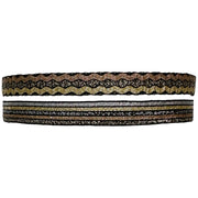 Conjunto de Dos Pulseras Hechas a Mano en Colores Metalizados