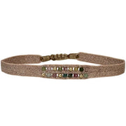 Pulsera Rose  Hecha a Mano Con Piedras de Turmalina Sandía