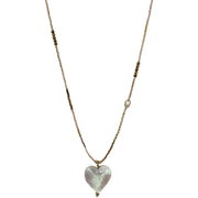 Collar con Dije de Corazón de Nácar