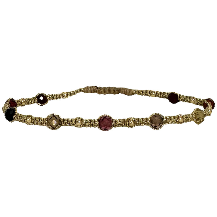Pulsera  Stonesand hecha a mano en tonos neutros