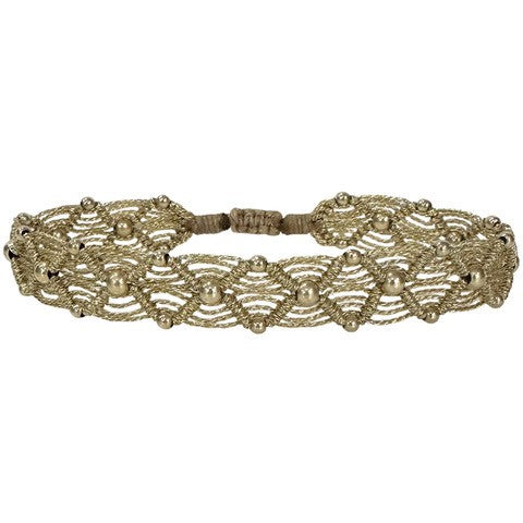 Pulsera Breeze Hecha a Mano en Oro