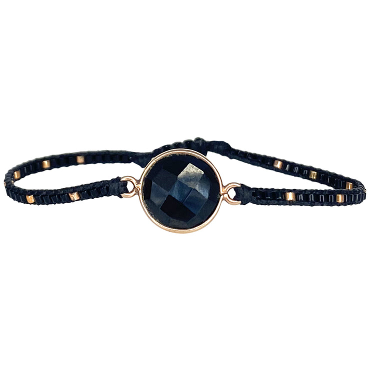 Pulsera Hecha a Mano Con Piedra De Spinel