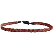 Pulsera Hecha a Mano En Tonos Rojos Para Hombre